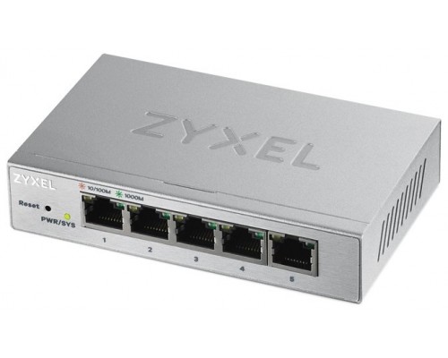 Zyxel GS1200-8 Gestionado Gigabit Ethernet (10/100/1000) Plata (Espera 4 dias)