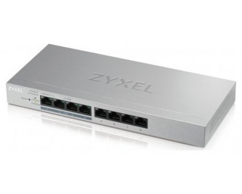 Zyxel GS1200-8HP v2 Gestionado Gigabit Ethernet (10/100/1000) Energía sobre Ethernet (PoE) Gris (Espera 4 dias)