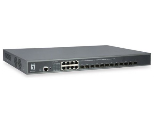 Switch Level One Gestionable L3 8p 10/100/1000 Sfp +