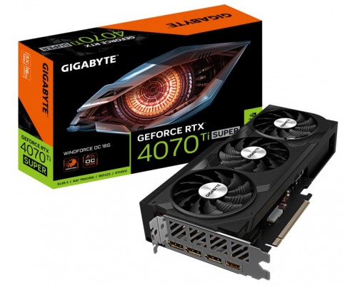 TARJETA GRAFICA GIGABYTE RTX 4070 TI SUPER WINDFORCE OC 16GB