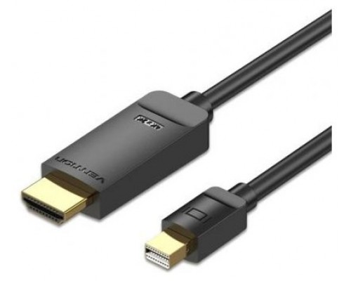 CONVERSOR MINI DISPLAYPORT/M A HDMI/M 2 M NEGRO VENTION (Espera 4 dias)