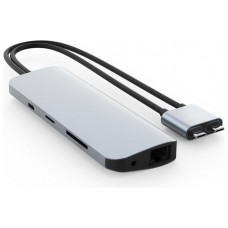 HUB HYPERDRIVE VIPER 10 EN 2 USB-C PLATA
