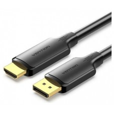 CONVERSOR DISPLAYPORT/M A HDMI/M 3 M 4K HD NEGRO VENTION (Espera 4 dias)