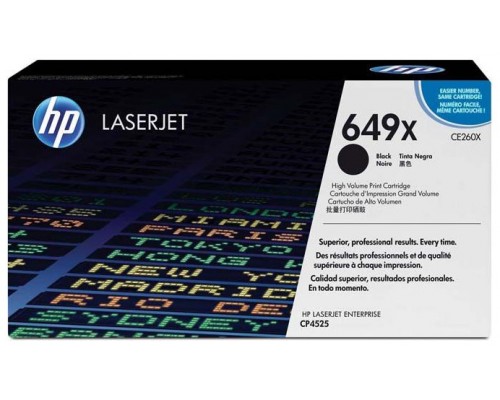 TONER HP CE260X  NEGRO ALTA CAPACIDAD (Espera 4 dias)