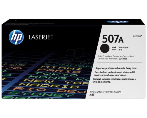 TONER HP CE400A Nº507A NEGRO 5.500PAG (Espera 4 dias)