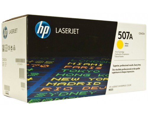 TONER HP CE402A Nº507A AMARILLO 6.000PAG (Espera 4 dias)