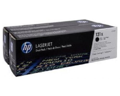 TONER HP CF210XD Nº131X NEGRO PACK 2 UD (Espera 4 dias)