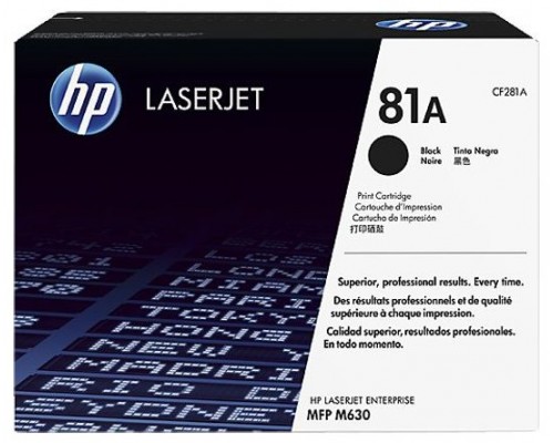 TONER HP CF281A Nº81 NEGRO 10500PAG (Espera 4 dias)