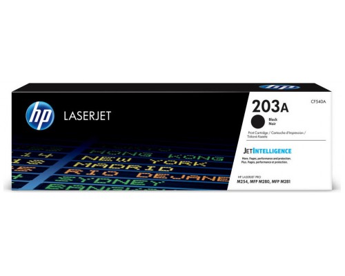 TONER HP CF540A Nº203A NEGRO 1.400PAG (Espera 4 dias)