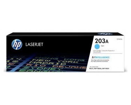 TONER HP CF541A Nº203A CIAN 1.300PAG (Espera 4 dias)