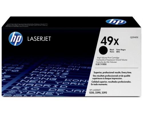 TONER HP Q5949X Nº49X NEGRO 6.000PAG ALTA (Espera 4 dias)