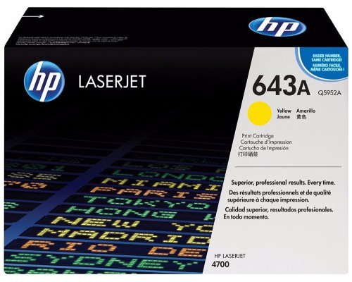 TONER HP Q5952A Nº643A AMARILLO 10.000PAG (Espera 4 dias)