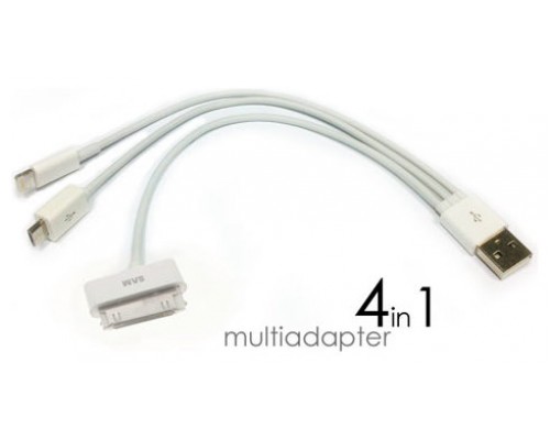 USB 4in1 iPhone iPad Samsung Blackberry (Espera 2 dias)