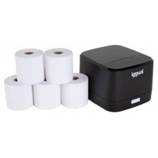 iggual Kit impresora térmica TP EASY 58 + 5 rollos
