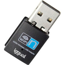 iggual Adaptador USB Wifi 300 Mbps mono 2.4GHz