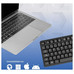 iggual Teclado USB est&aacute;ndar CK-SILENT-105T negro