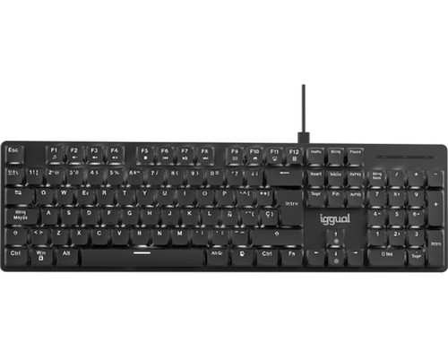iggual Teclado USB mec&aacute;nico CK-MECHA-105T negro