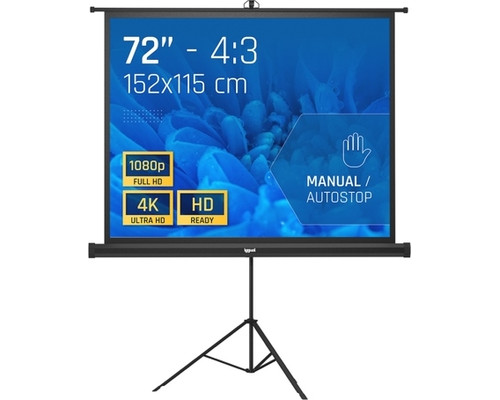 iggual Pantalla 72" 152x115 cm 4:3 tr&iacute;pode+bolsa