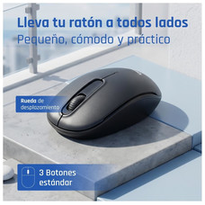 iggual Ratón inalámbrico WOM-STANDARD-3D 1000DPI iggual Ratón inalámbrico WOM-STANDARD-3D 1000DPI