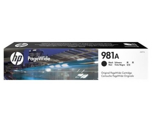 HP PageWide nº981A, Cartucho negro