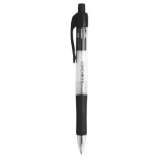 DEQUA Boligrafo retractil tinta de aceite trazo 0,7mm negro