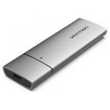 CAJA EXTERNA SSD M.2 NVMe USB 3.1 GEN2 SIN TORNILLOS GRIS VENTION (Espera 4 dias)