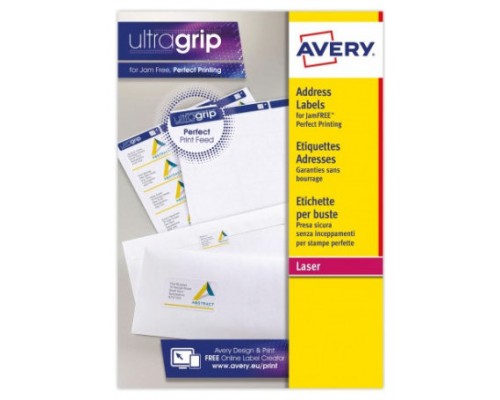 Avery L7159-15 etiqueta para dirección Blanco Etiqueta autoadhesiva (Espera 4 dias)