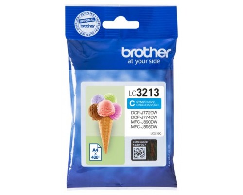 BROTHER Cartucho de tinta cian larga duracion BROTHER LC3213C