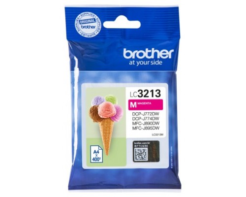 TINTA BROTHER LC-3213M MAGENTA 400PAG (Espera 4 dias)