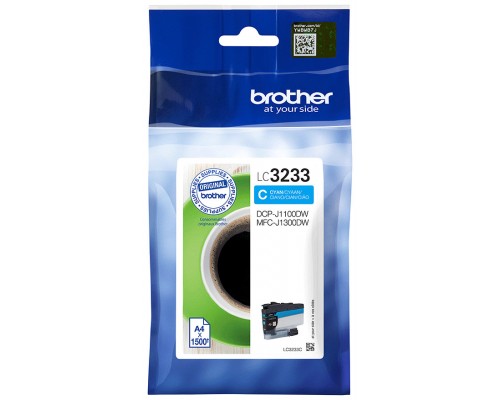 BROTHER Cartucho de tinta cian LC3233C