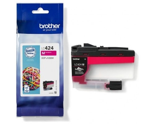 BROTHER tinta magenta para DCPJ1200W LC424M