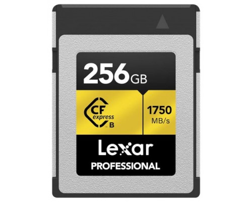 LEXAR 256GB PROFESSIONAL CFEXPRESS 4.0 TYPE-B CARD, UP TO 3700MB/S READ 3400MB/S WRITE. VPG 400 (Espera 4 dias) LEXAR 256GB PROFESSIONAL CFEXPRESS 4.0 TYPE-B CARD, UP TO 3700MB/S READ 3400MB/S WRITE. VPG 400 (Espera 4 dias)