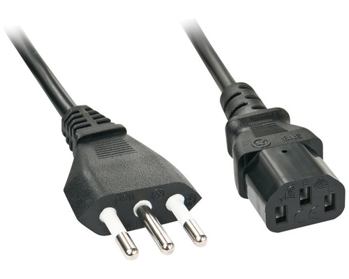 Lindy 30414 cable de transmisi&oacute;n Negro 3 m CEI 23-16 C13 acoplador (Espera 4 dias)