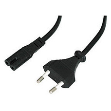 Lindy 30422 cable de transmisi&oacute;n Negro 3 m CEE7/16 C7 acoplador (Espera 4 dias)