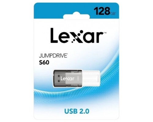 LEXAR 128GB JUMPDRIVE S60 USB 2.0 FLASH DRIVE (Espera 4 dias)