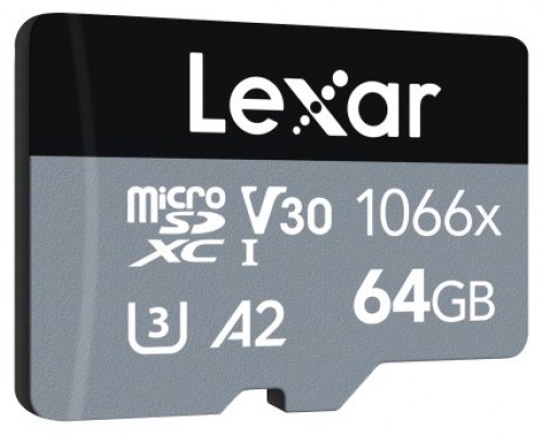Lexar Professional 1066x microSDXC UHS-I Cards SILVER Series 64 GB Clase 10 (Espera 4 dias)