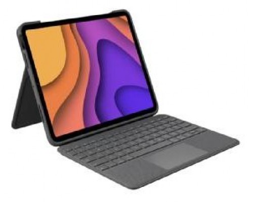 Teclado Funda Logitech Folio Ipad Oxford Grey Pro/air