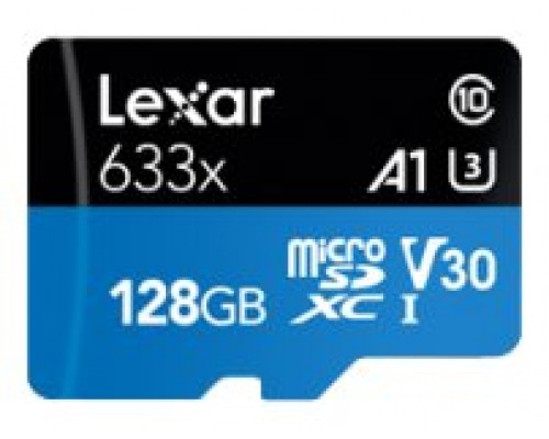 Lexar 633x 128 GB MicroSDXC UHS-I Clase 10 (Espera 4 dias)