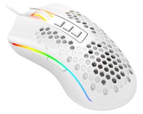 Redragon - STORM Raton Gaming RGB Blanco