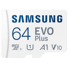 MICRO SD 64 GB EVO+ 1 ADAP. CLASS 10 SAMSUNG (Espera 4 dias)