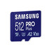 MEMORIA SD MICRO 512GB SAMSUNG SDXC PRO PLUS CLASE V30