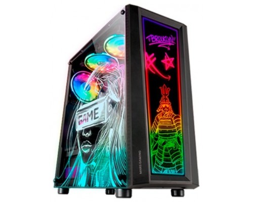 Caja Atx Semitorre Gaming Mars Gaming Mc-art Black