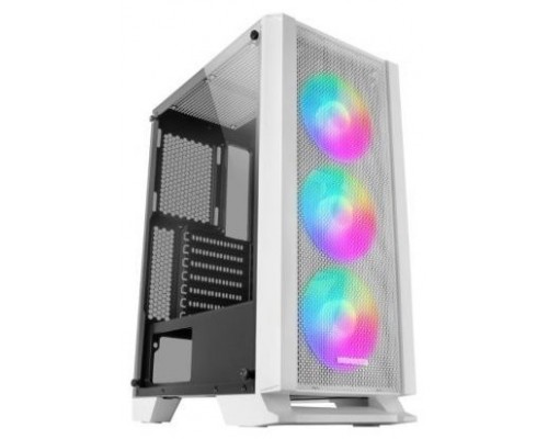 CAJA SEMITORRE ATX MCC FRGB BLANCO MARS GAMING (Espera 4 dias)