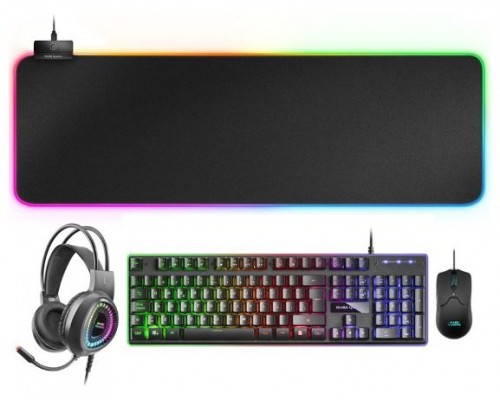 TECLADO MOUSE HEADSET Y ALFOMBRILLA MARS GAMING MCPEX