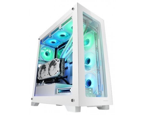 Caja E-atx Torre Gaming Mars Gaming Mcxpw Blanca Doble