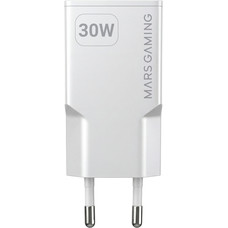 CARGADOR USB PARED USB-C + USB-A GaN 30W BLANCO MARS GAMING (Espera 4 dias) CARGADOR USB PARED USB-C + USB-A GaN 30W BLANCO MARS GAMING (Espera 4 dias)