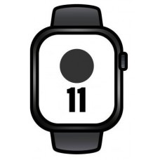APPLE WATCH SERIES 11 CAJA NEGRA GPS 46mm CORREA NEGRA M/L (Espera 4 dias)