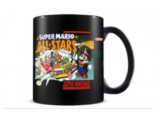 TAZA DESAYUNO COLOR SUPER MARIO ALL STARS PYRAMID REDSTRING MGB26389 (Espera 4 dias)