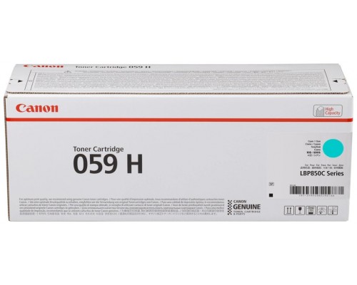 CANON Toner 059H: LBP852CX 851C 852Ci Cyan