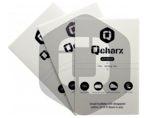 Qcharx HidroGel con propiedades Autoreparadoras. Proteccion muy alta contra golpes y arañazos. En caso de recibir un arañazo o impacto sobre el protec NEGRO